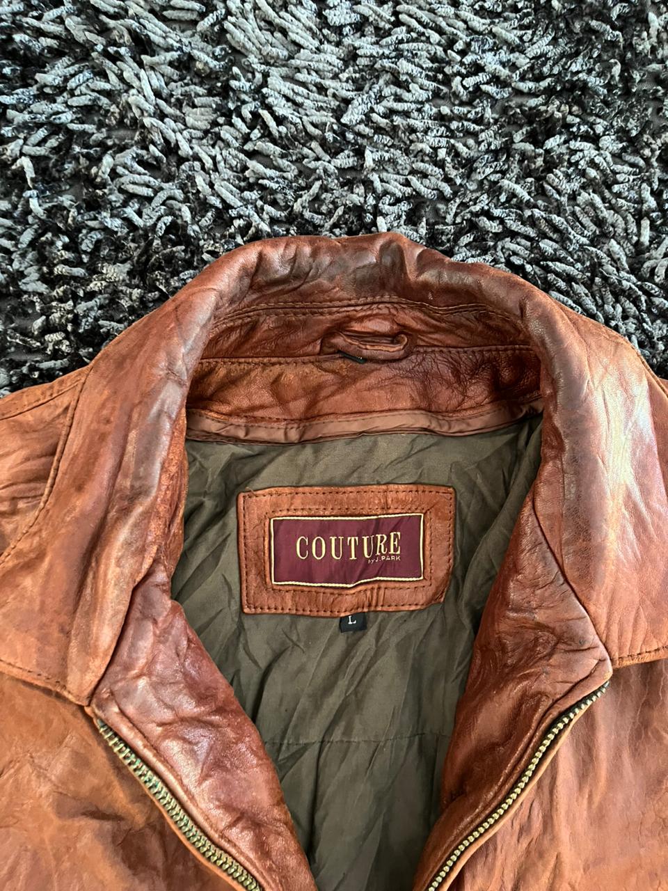 Couture | Vintage Leather Jacket| Winterwear|Streetwear