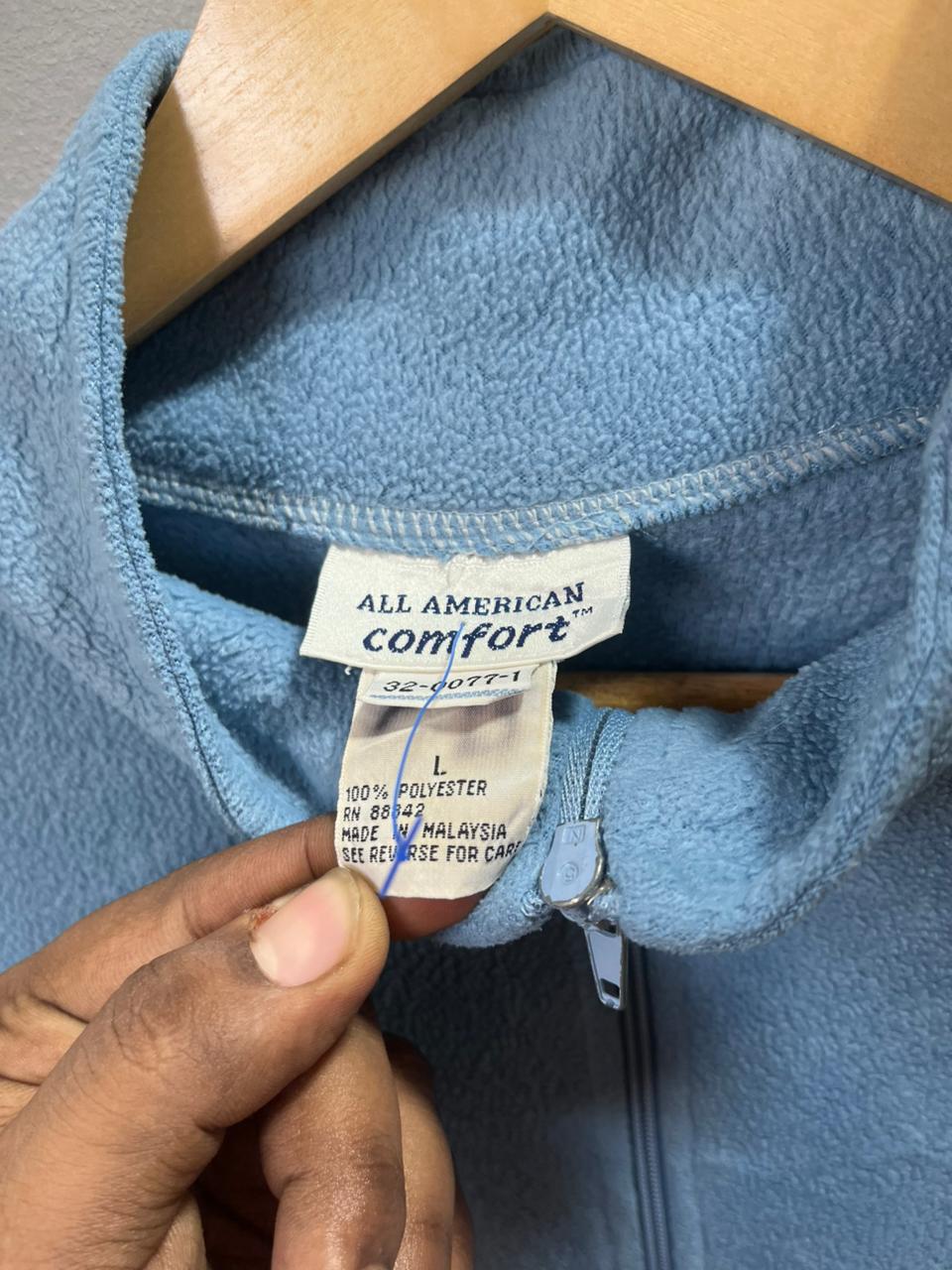 ALL AMERICAN | Full frontal zipper  | Fleece Jacket | Oversized Streetwear | Winterwear | Men Women | Cozy Fashion | Gym Fit | Online Shopping