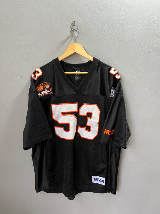 NFL Beaver 53 Jersey |Vintage Oversized Streetwear | Men Women | Patchwork
