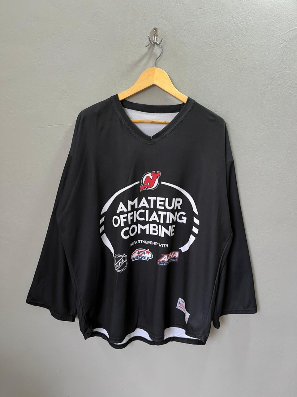 Ice Hockey Devils Amateur Officiating Combine Jersey |Vintage Oversized Streetwear | Men Women