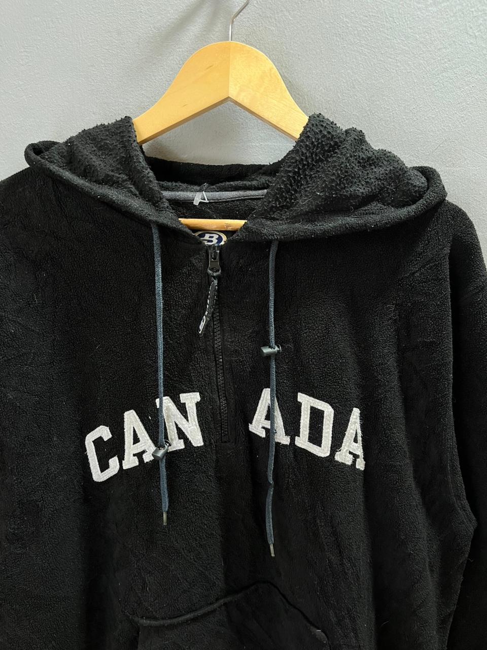 CANADA FLEECE HOODIE | Full frontal zipper  | Fleece Jacket | Oversized Streetwear | Winterwear | Men Women | Cozy Fashion | Gym Fit | Online Shopping