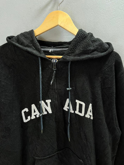 CANADA FLEECE HOODIE | Full frontal zipper  | Fleece Jacket | Oversized Streetwear | Winterwear | Men Women | Cozy Fashion | Gym Fit | Online Shopping