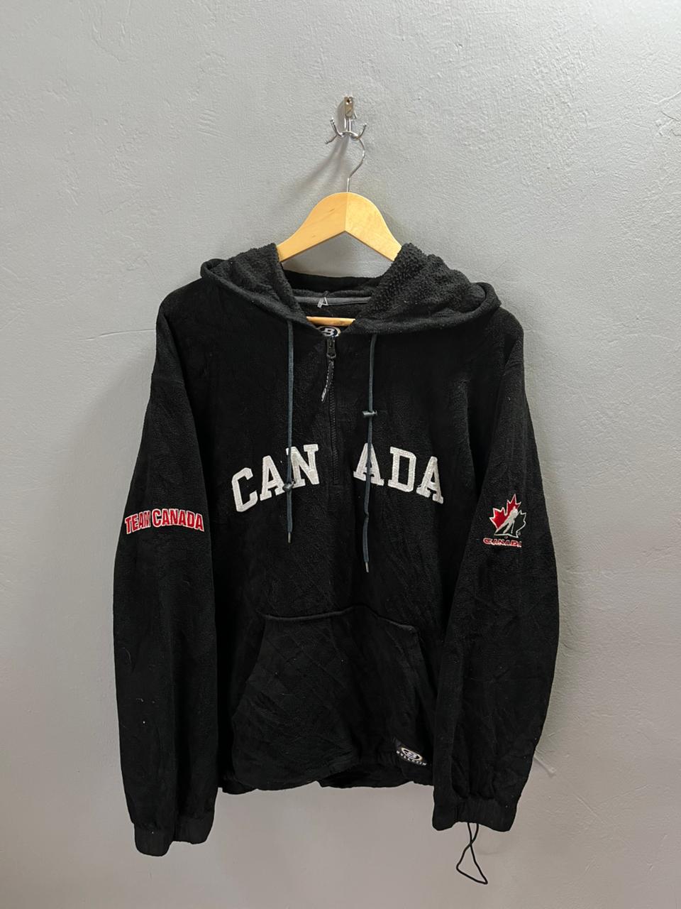 CANADA FLEECE HOODIE | Full frontal zipper  | Fleece Jacket | Oversized Streetwear | Winterwear | Men Women | Cozy Fashion | Gym Fit | Online Shopping