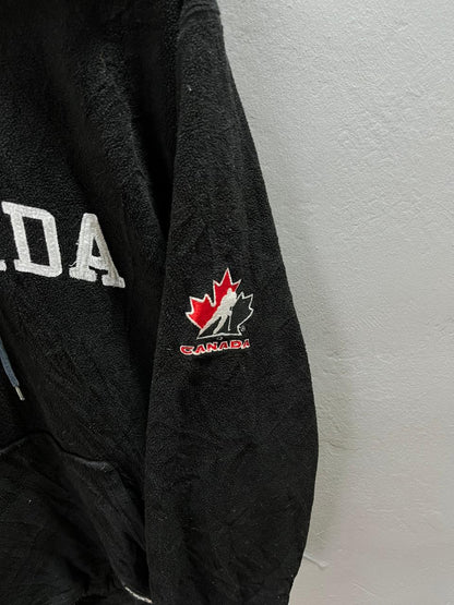 CANADA FLEECE HOODIE | Full frontal zipper  | Fleece Jacket | Oversized Streetwear | Winterwear | Men Women | Cozy Fashion | Gym Fit | Online Shopping