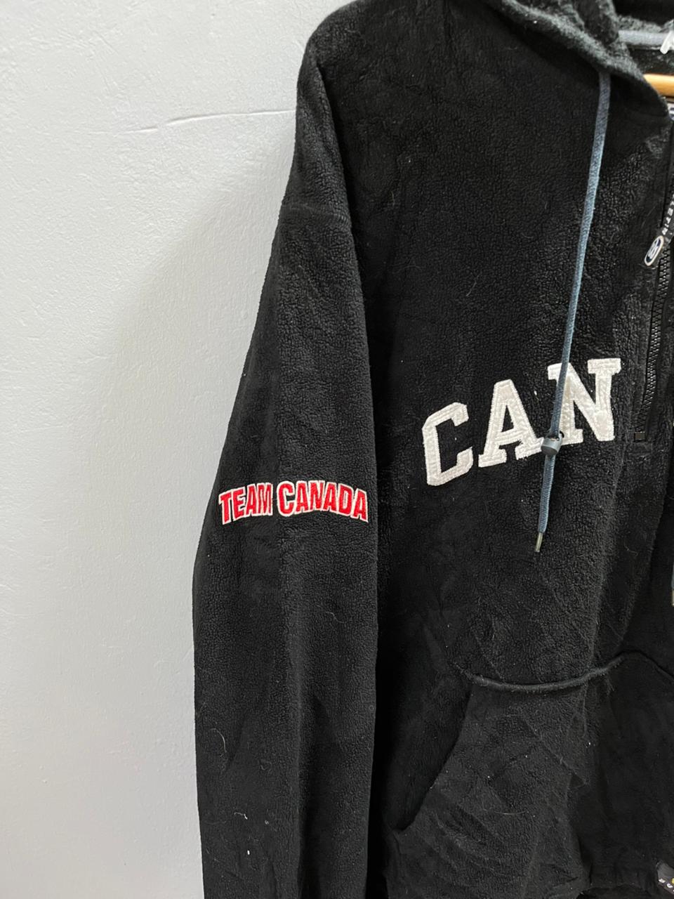 CANADA FLEECE HOODIE | Full frontal zipper  | Fleece Jacket | Oversized Streetwear | Winterwear | Men Women | Cozy Fashion | Gym Fit | Online Shopping