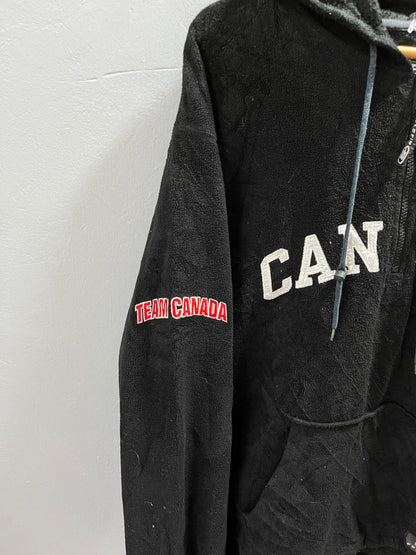 CANADA FLEECE HOODIE | Full frontal zipper  | Fleece Jacket | Oversized Streetwear | Winterwear | Men Women | Cozy Fashion | Gym Fit | Online Shopping