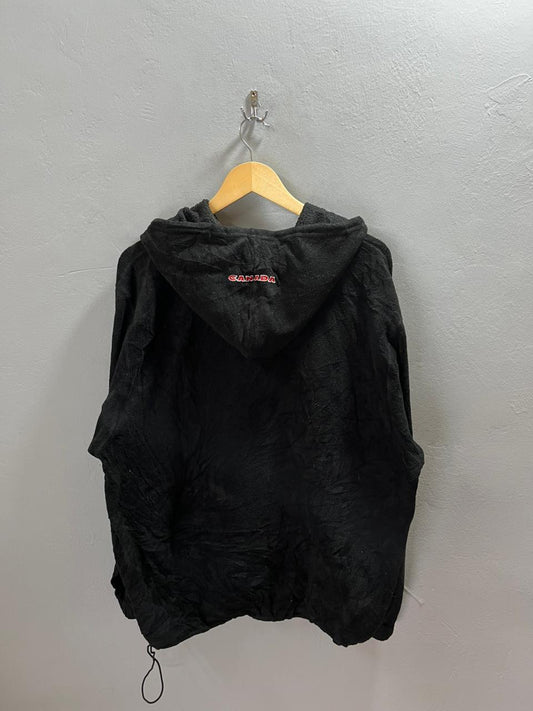 CANADA FLEECE HOODIE | Full frontal zipper  | Fleece Jacket | Oversized Streetwear | Winterwear | Men Women | Cozy Fashion | Gym Fit | Online Shopping