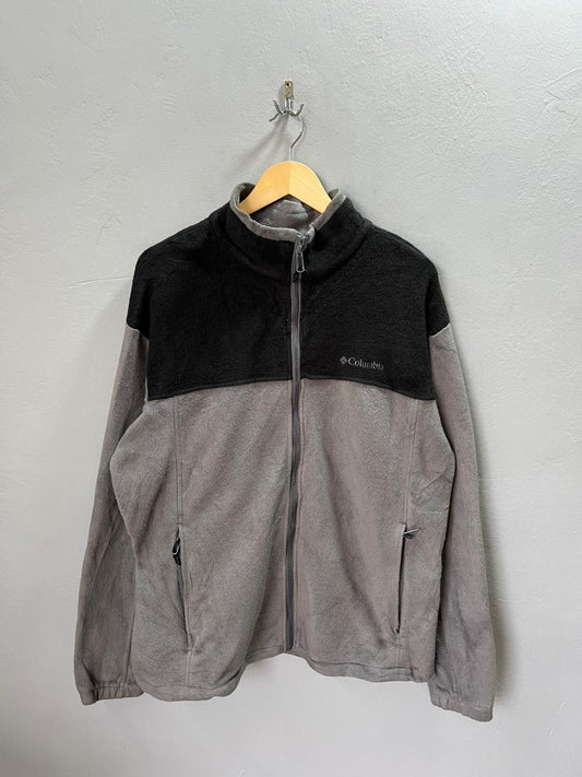 COLUMBIA | Full frontal zipper  | Fleece Jacket | Oversized Streetwear | Winterwear | Men Women | Cozy Fashion | Gym Fit | Online Shopping