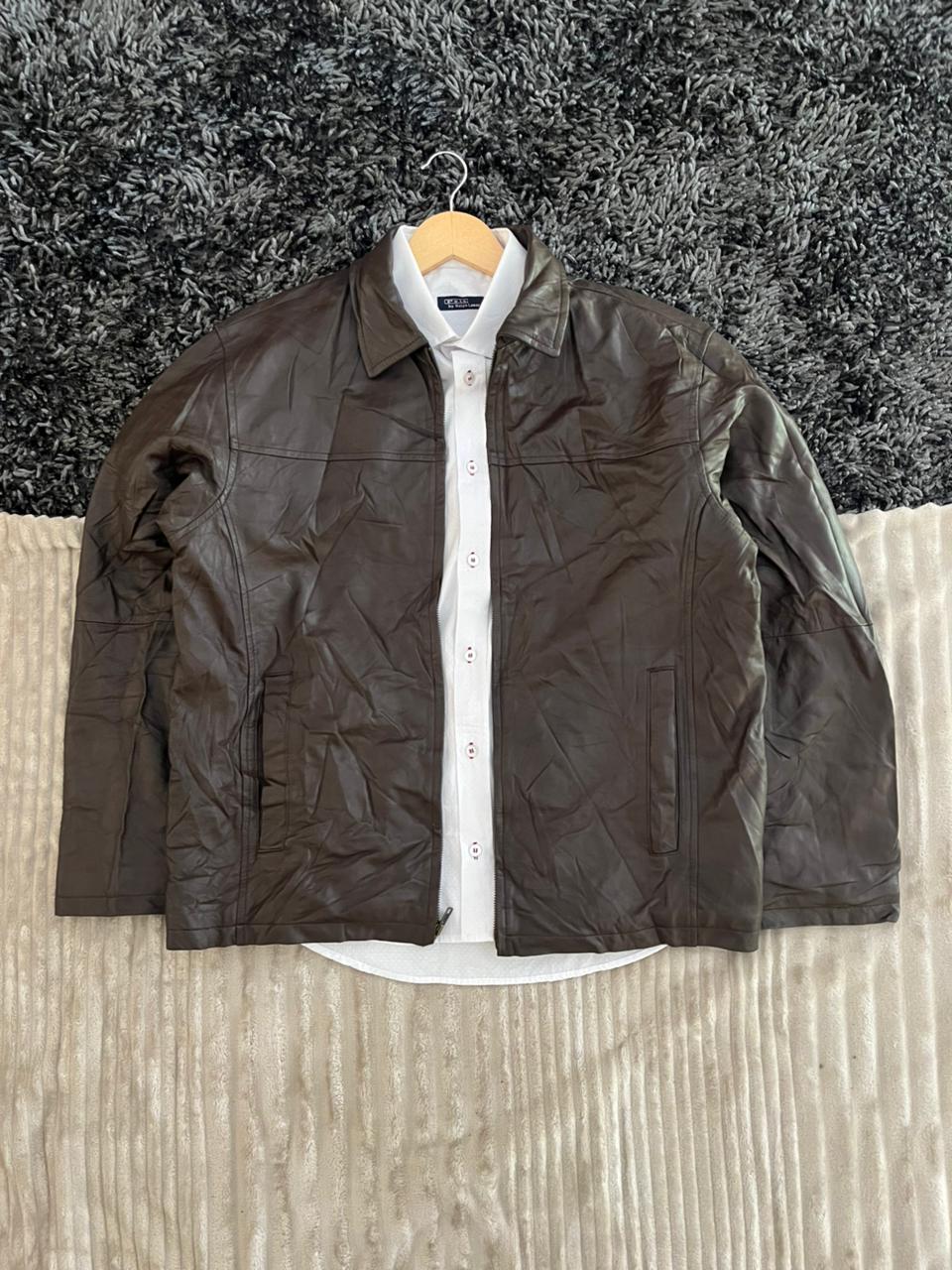 GEGRGE Leather jacket | Winterwear|Streetwear | Boxy Fit