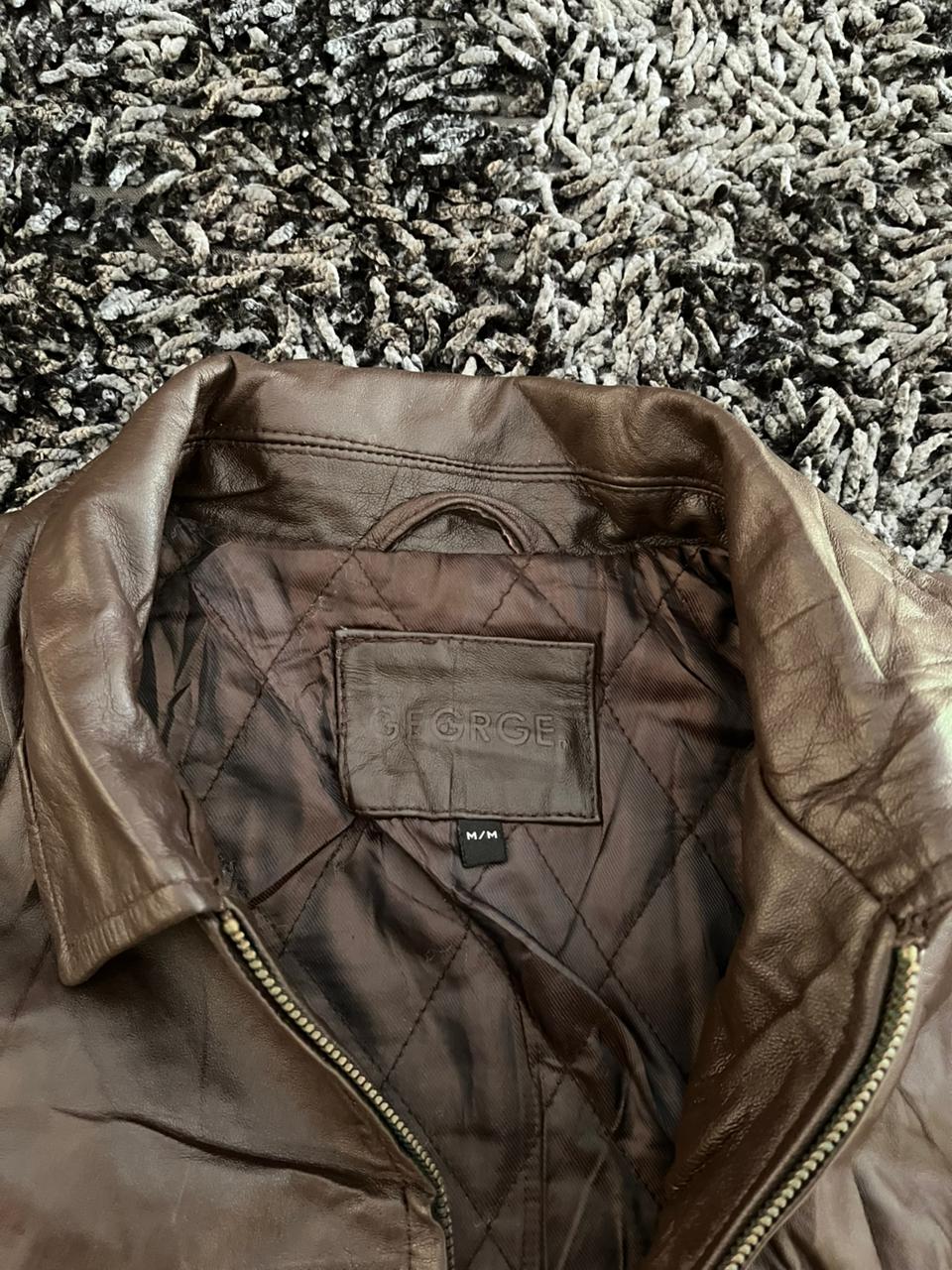 GEGRGE Leather jacket | Winterwear|Streetwear | Boxy Fit