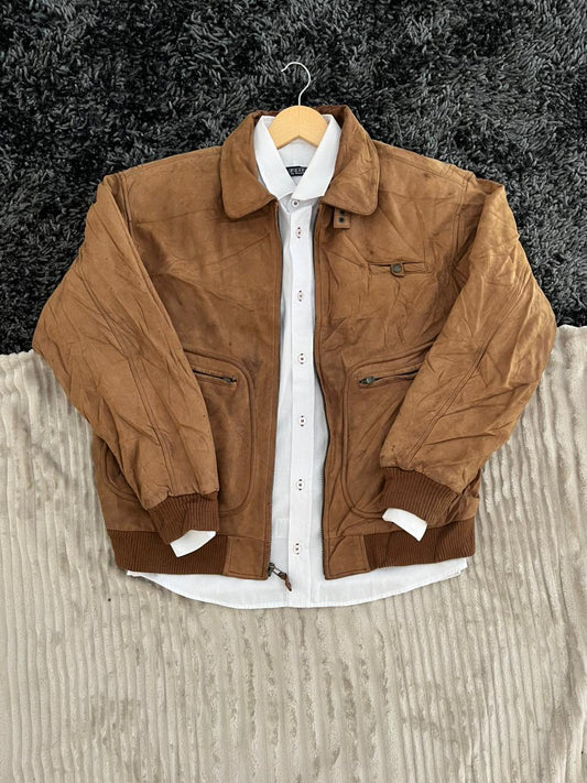 MIXED BLUE |Leather jacket | Winterwear|Streetwear