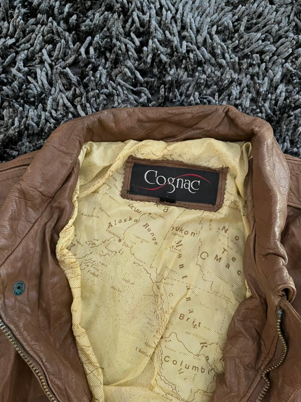 COGNAC |Leather jacket | Winterwear|Streetwear