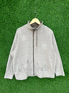 TANJAY | Full frontal zipper  | Fleece Jacket | Oversized Streetwear | Winterwear | Men Women | Cozy Fashion | Gym Fit | Online Shopping