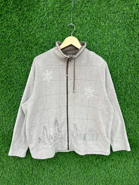 TANJAY | Full frontal zipper  | Fleece Jacket | Oversized Streetwear | Winterwear | Men Women | Cozy Fashion | Gym Fit | Online Shopping