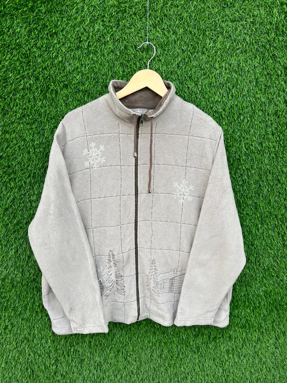 TANJAY | Full frontal zipper  | Fleece Jacket | Oversized Streetwear | Winterwear | Men Women | Cozy Fashion | Gym Fit | Online Shopping