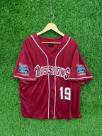 Baseball Jerseys MISSIONS 19 Jersey |Vintage Oversized Streetwear | Men Women