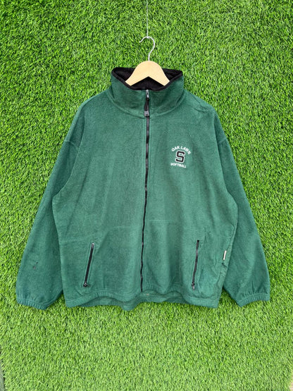 Oak lawn softball  | Full frontal zipper  | Fleece Jacket | Oversized Streetwear | Winterwear | Men Women | Cozy Fashion | Gym Fit | Online Shopping