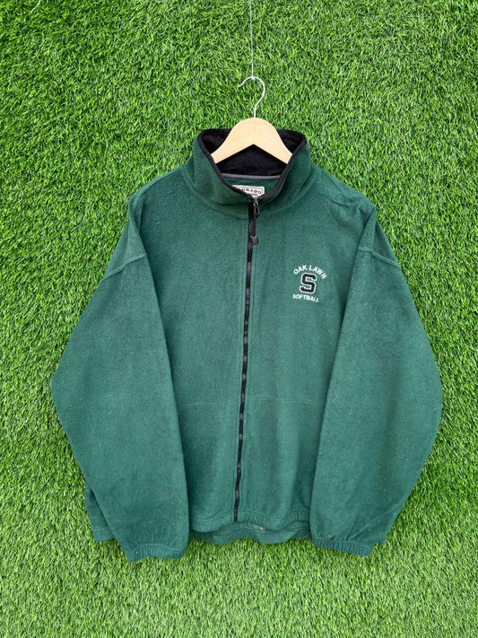 Oak lawn softball  | Full frontal zipper  | Fleece Jacket | Oversized Streetwear | Winterwear | Men Women | Cozy Fashion | Gym Fit | Online Shopping