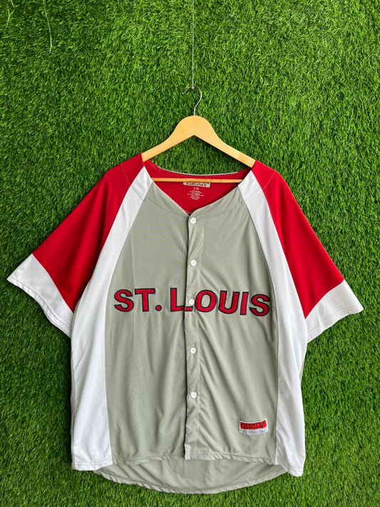 MLB ST LOUIS Jersey |Vintage |patchwork Oversized Streetwear | Men Women