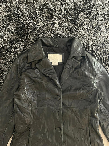 NINE WEST |Leather jacket | Winterwear|Streetwear| women leather