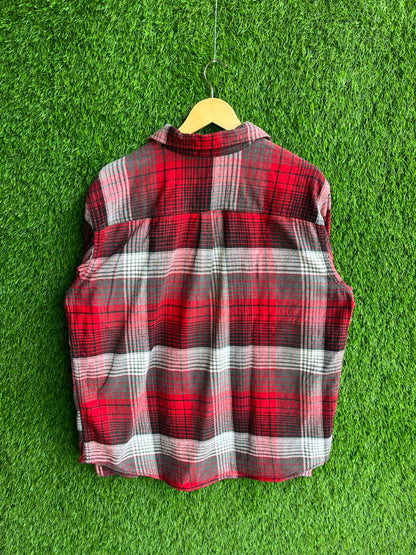 Heavy MOSSIMO SUPPLY Flannel Shirt for Men & Women | Oversized Checked Cotton Shirt | Winter Casual Wear India