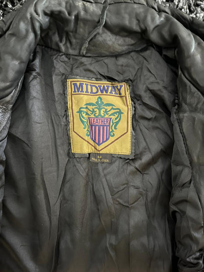 Midway |Leather jacket | Winterwear|Streetwear