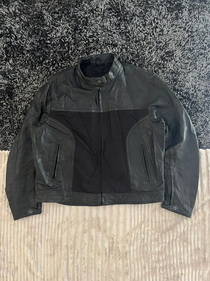 Riverroad |Leather jacket | Winterwear|Streetwear | Box fit Leather jacket