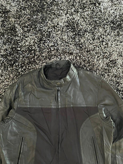 Riverroad |Leather jacket | Winterwear|Streetwear | Box fit Leather jacket