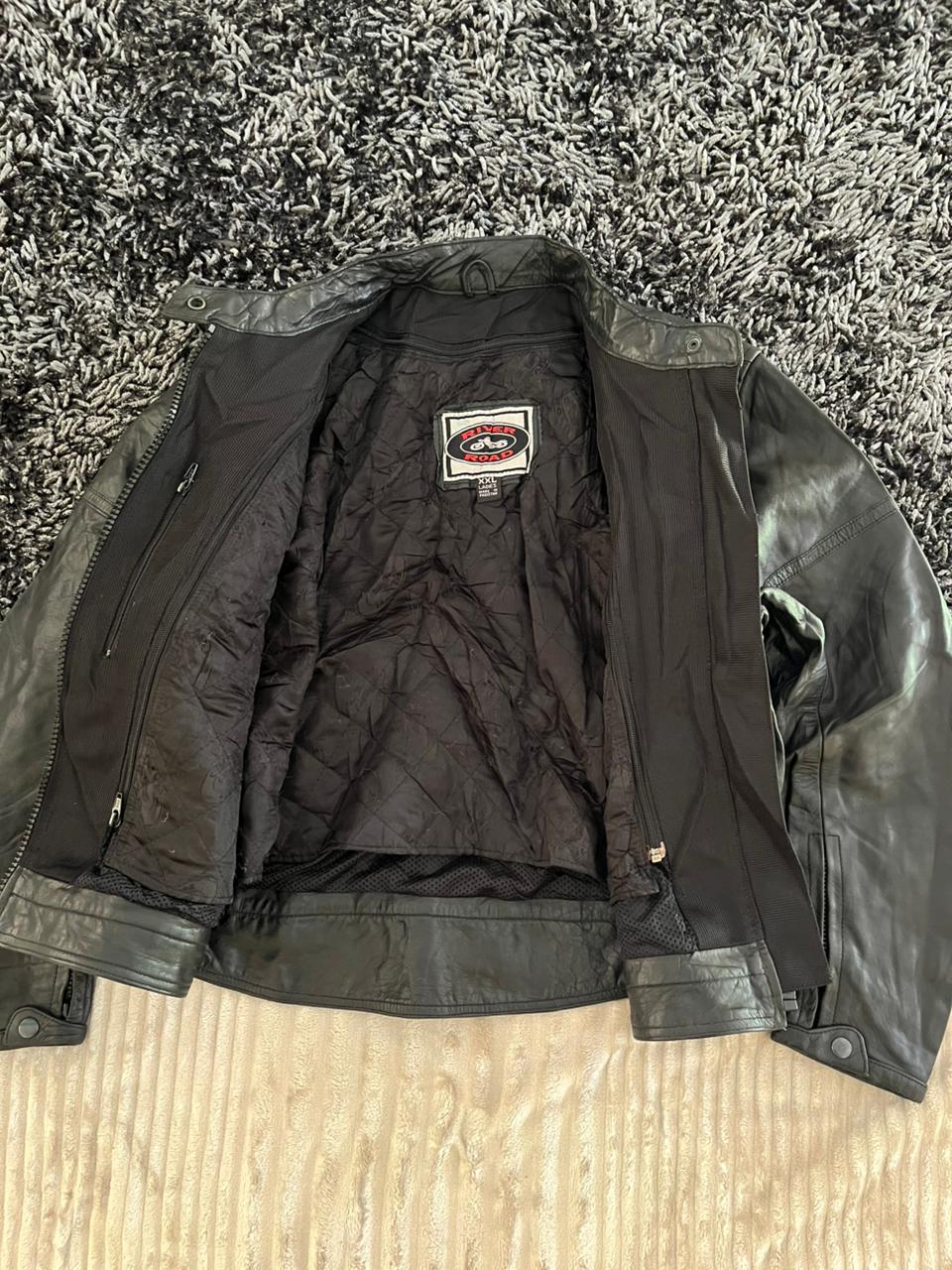 Riverroad |Leather jacket | Winterwear|Streetwear | Box fit Leather jacket