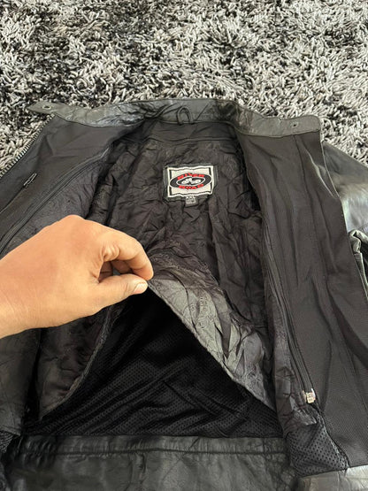 Riverroad |Leather jacket | Winterwear|Streetwear | Box fit Leather jacket