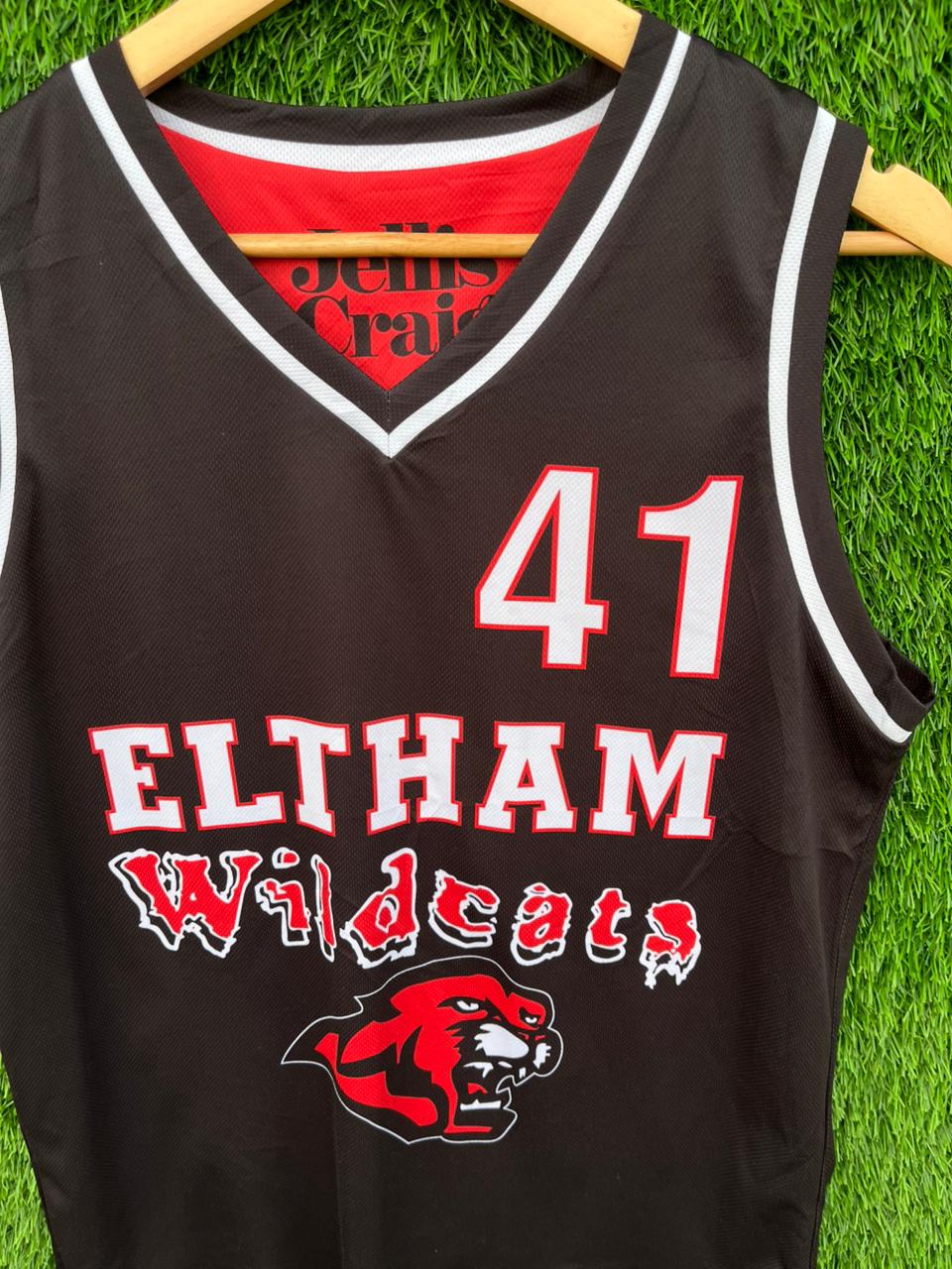 NBA ELTHAM WILDCATS Jersey |Vintage Oversized Streetwear | Men Women