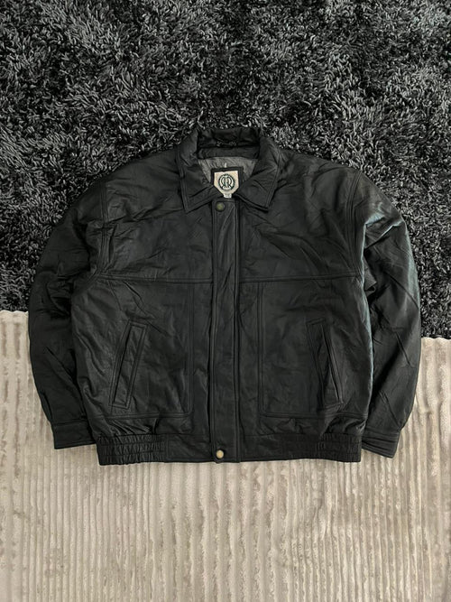 Vintage R&R |Leather jacket | Winterwear|Streetwear | Box Fit Leather jacket| Bomber leather jacket