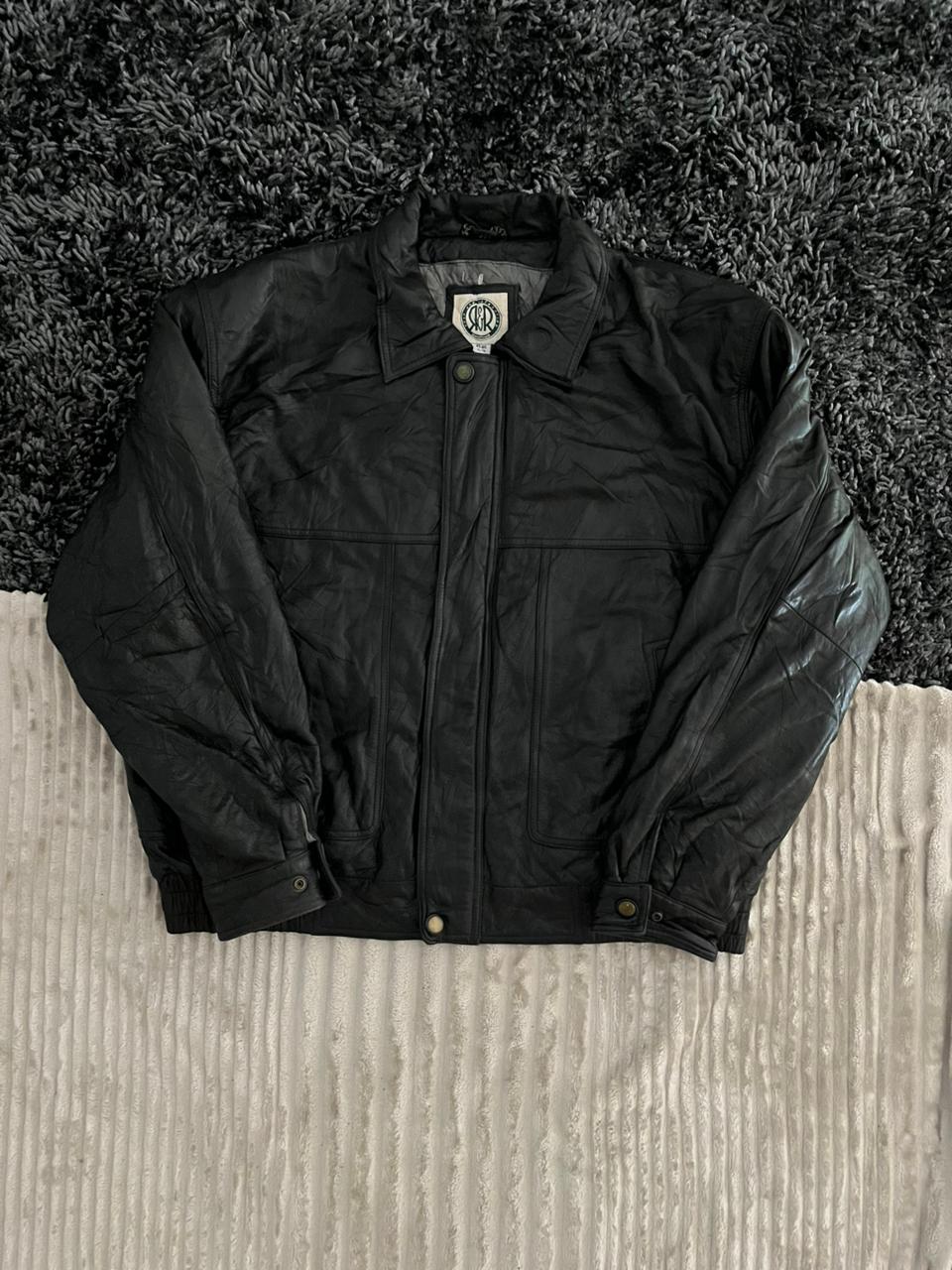 Vintage R&R |Leather jacket | Winterwear|Streetwear | Box Fit Leather jacket| Bomber leather jacket