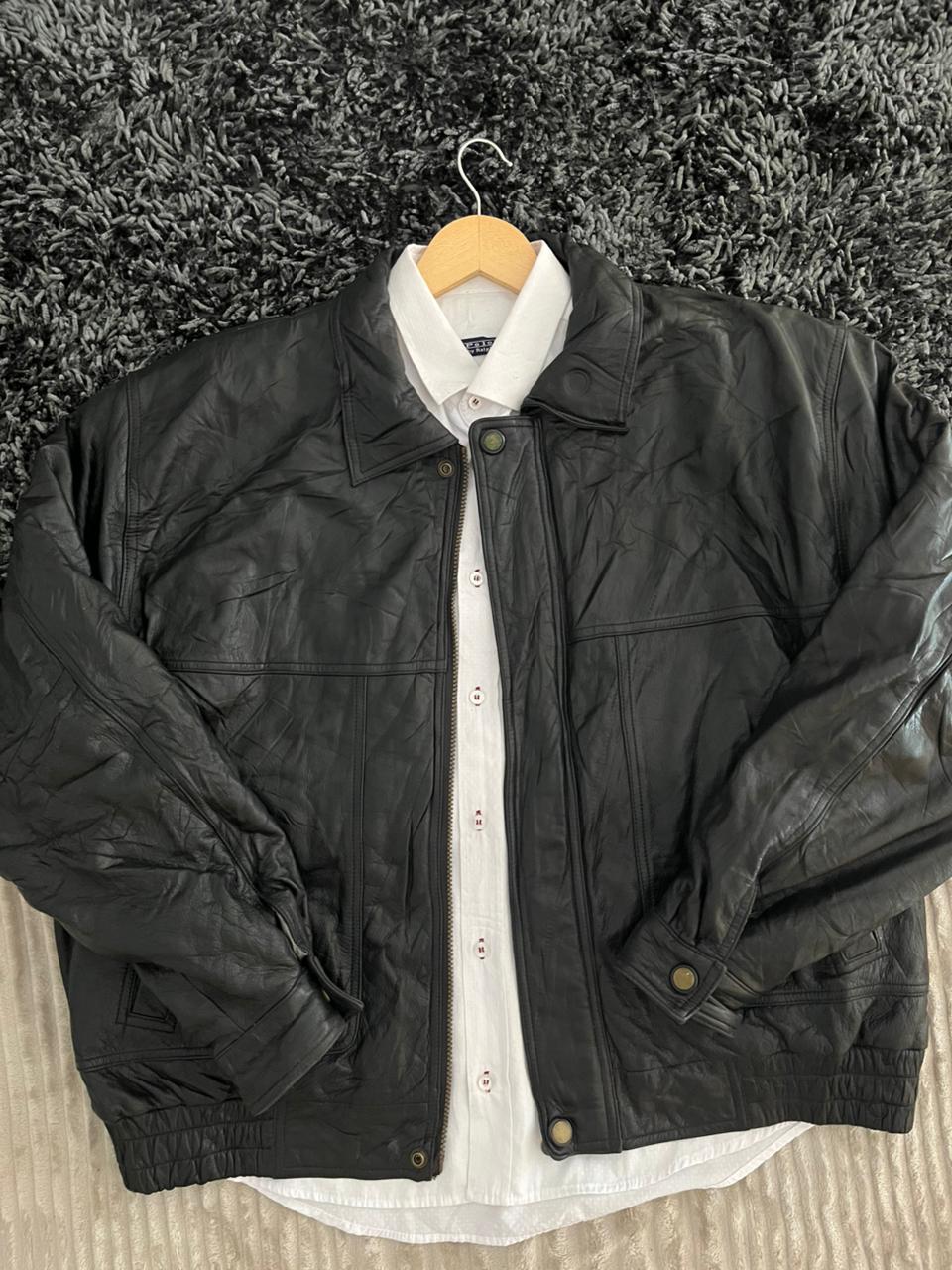 Vintage R&R |Leather jacket | Winterwear|Streetwear | Box Fit Leather jacket| Bomber leather jacket