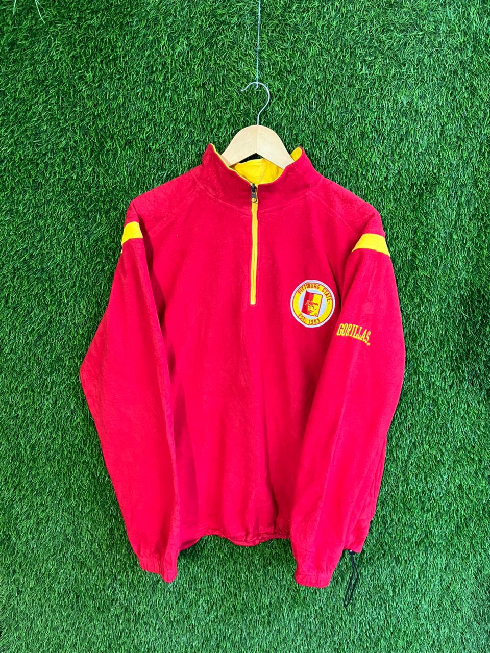 Full frontal zipper  | Fleece PITTSBURG STATE |Jacket | Oversized Streetwear | Winterwear | Men Women | Cozy Fashion | Gym Fit | Online Shopping