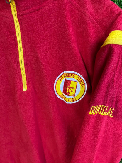 Full frontal zipper  | Fleece PITTSBURG STATE |Jacket | Oversized Streetwear | Winterwear | Men Women | Cozy Fashion | Gym Fit | Online Shopping