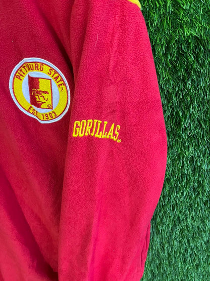 Full frontal zipper  | Fleece PITTSBURG STATE |Jacket | Oversized Streetwear | Winterwear | Men Women | Cozy Fashion | Gym Fit | Online Shopping