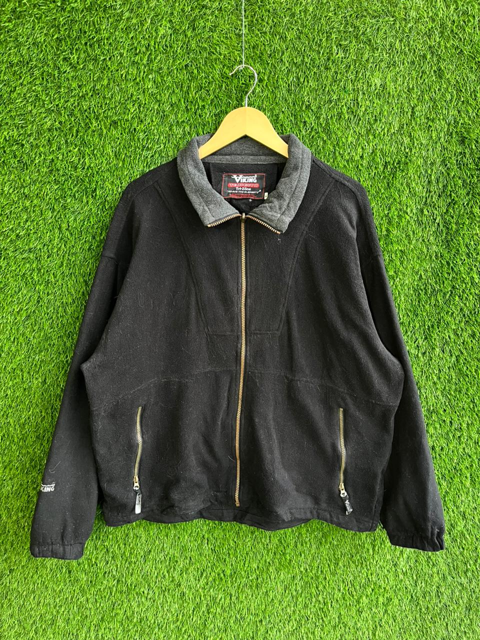 VIKING | Full frontal zipper  | Fleece Jacket | Oversized Streetwear | Winterwear | Men Women | Cozy Fashion | Gym Fit | Online Shopping