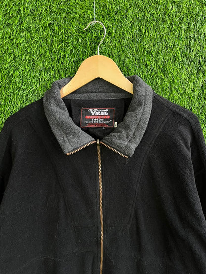 VIKING | Full frontal zipper  | Fleece Jacket | Oversized Streetwear | Winterwear | Men Women | Cozy Fashion | Gym Fit | Online Shopping