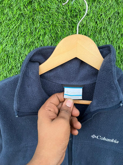 Columbia | Full frontal zipper  | Fleece Jacket | Oversized Streetwear | Winterwear | Men Women | Cozy Fashion | Gym Fit | Online Shopping