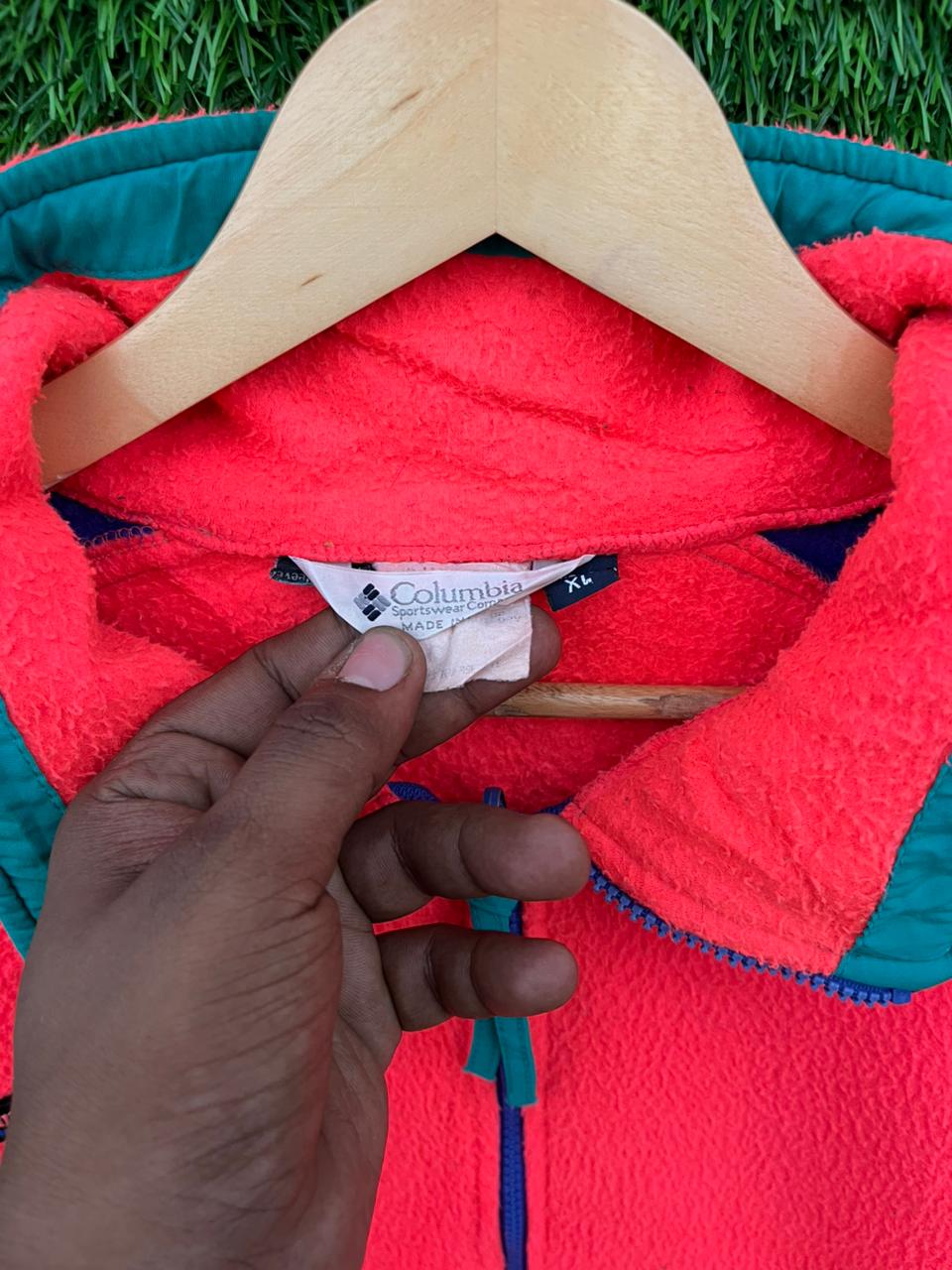 Columbia | Full frontal zipper  | Fleece Jacket | Oversized Streetwear | Winterwear | Men Women | Cozy Fashion | Gym Fit | Online Shopping