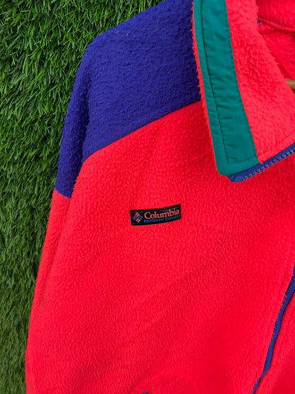 Columbia | Full frontal zipper  | Fleece Jacket | Oversized Streetwear | Winterwear | Men Women | Cozy Fashion | Gym Fit | Online Shopping