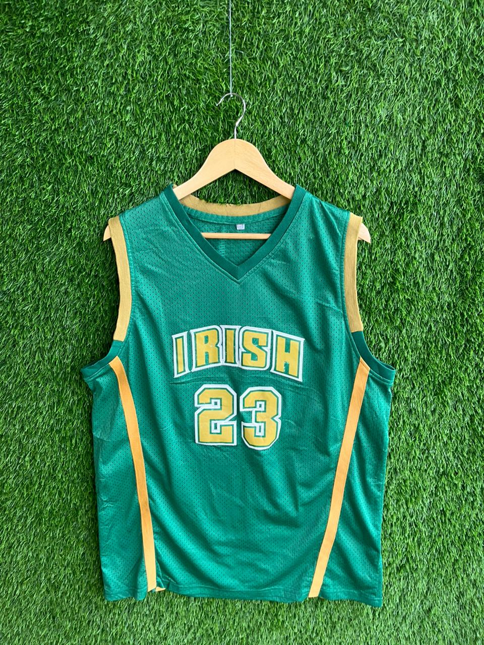 NBA JAMES 23 IRISH Jersey |Vintage Oversized Streetwear | Men Women