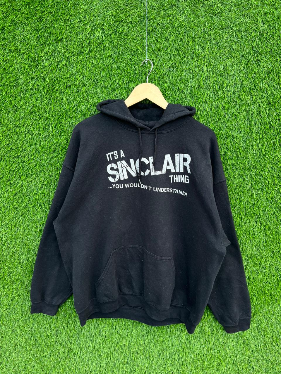 SINCLAIR Vintage Hoodie || Unisex  | Thrifted Streetwear | online shopping