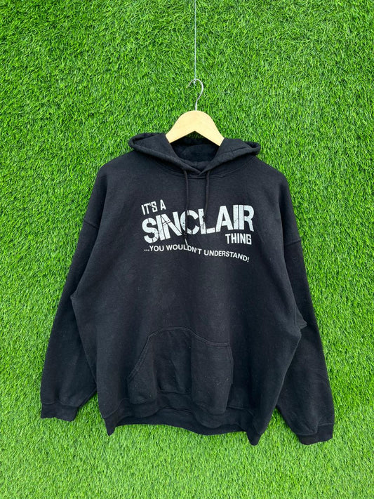 SINCLAIR Vintage Hoodie || Unisex  | Thrifted Streetwear | online shopping