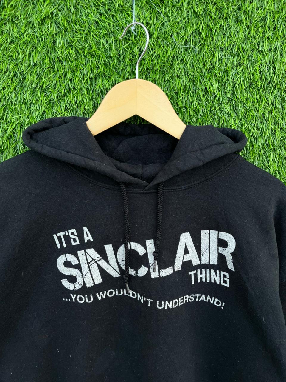 SINCLAIR Vintage Hoodie || Unisex  | Thrifted Streetwear | online shopping