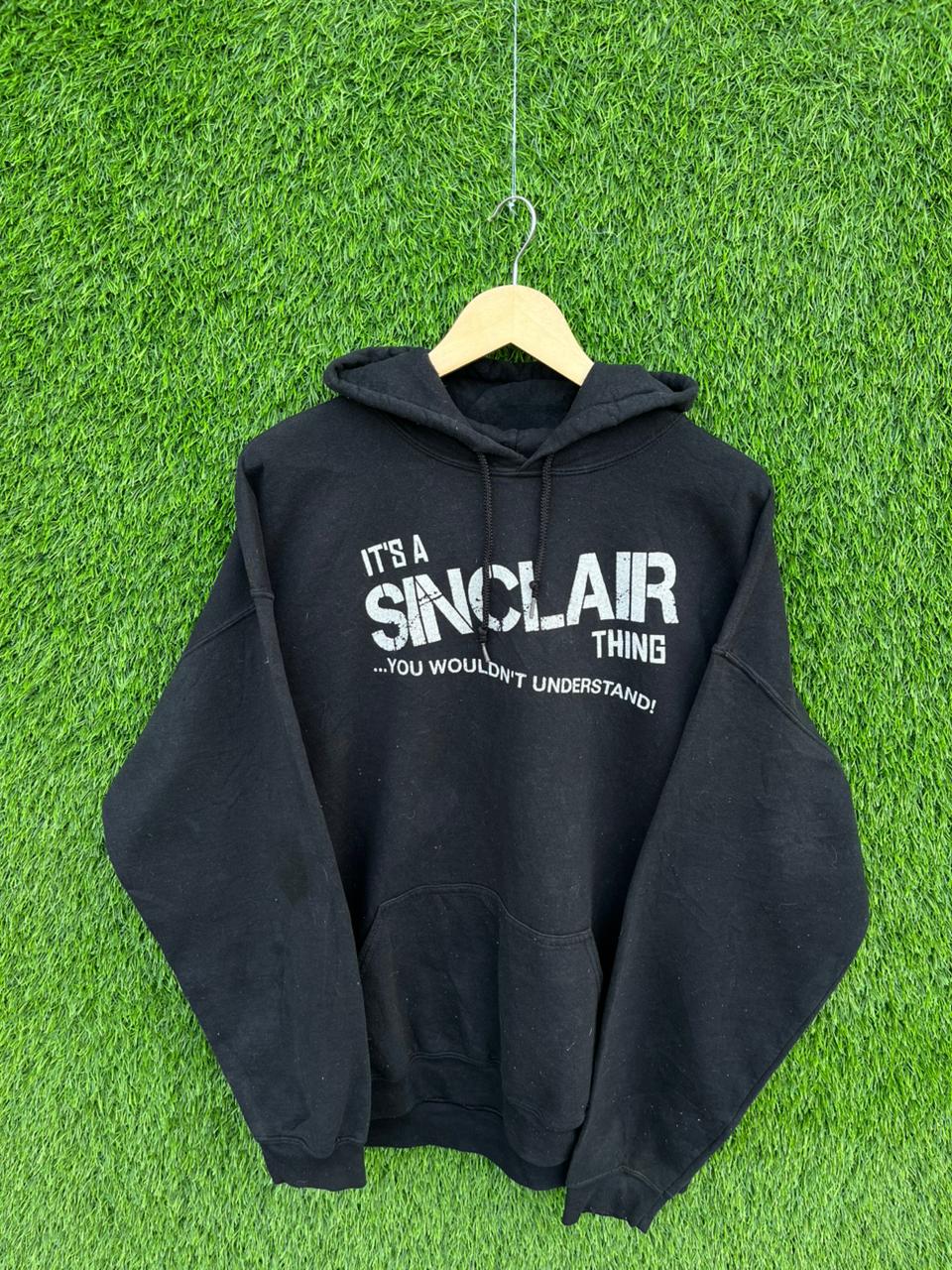 SINCLAIR Vintage Hoodie || Unisex  | Thrifted Streetwear | online shopping