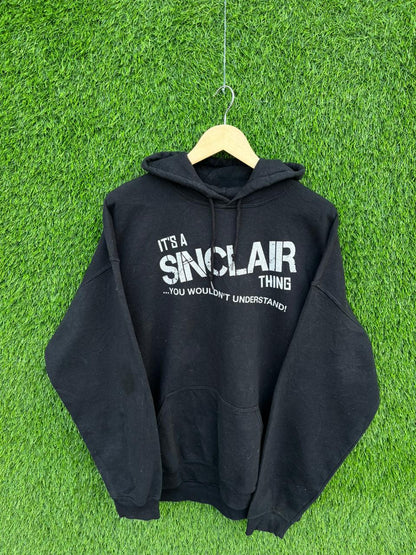 SINCLAIR Vintage Hoodie || Unisex  | Thrifted Streetwear | online shopping