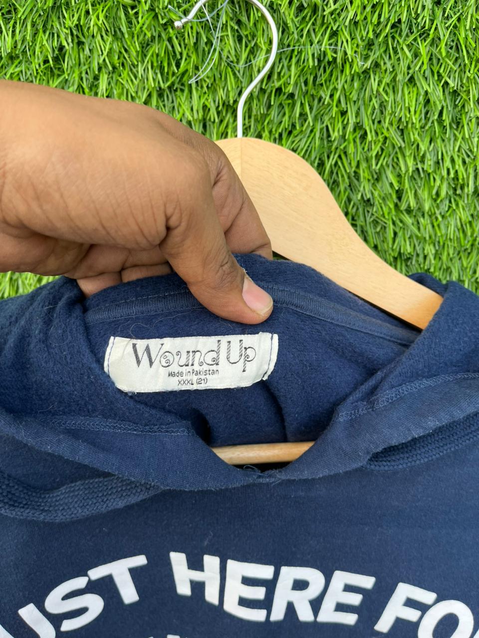 JUST HERE FOR THE TEA Vintage Hoodie || Unisex  | Thrifted Streetwear |