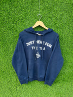 JUST HERE FOR THE TEA Vintage Hoodie || Unisex  | Thrifted Streetwear |